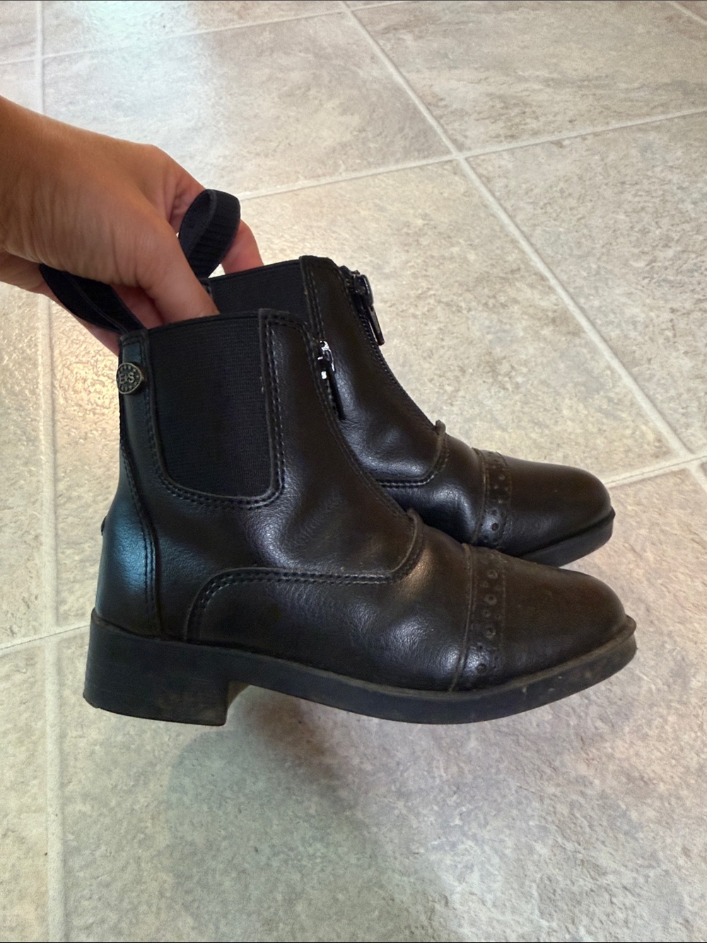 Equistar kids paddock boots